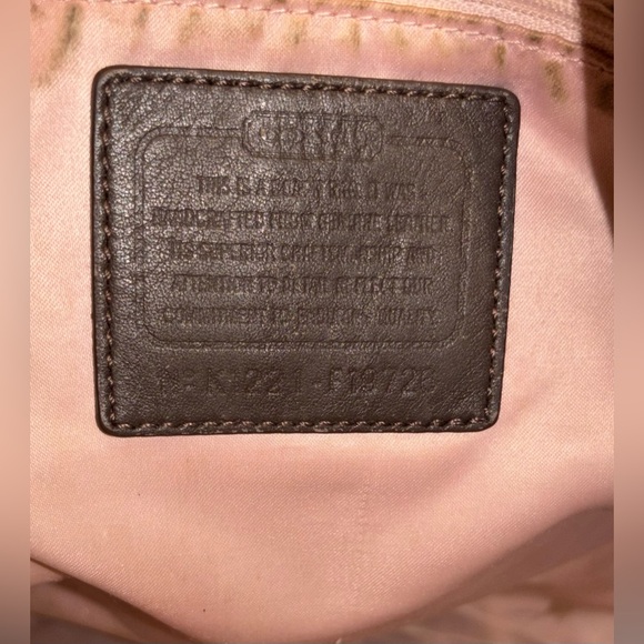 Coach Park Brown Leather Duffle F19726 Convertible Shoulder Crossbody Bag - Picture 10 of 13